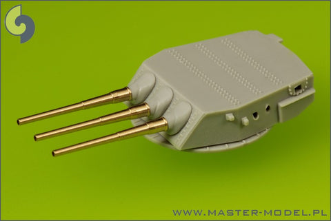 MASTER SM-700-036 1/700 USN 16in/45 (40,6 cm) Mark 6 barrels (9pcs) - North Carolina and South Dakota battleship classes
