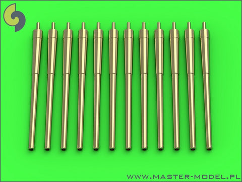 MASTER SM-700-050 1/700 USN 14in/50 (35,6 cm) gun barrels - for turrets without blastbags (12pcs) - New Mexico (BB-40) and Tennessee (BB-43) classes