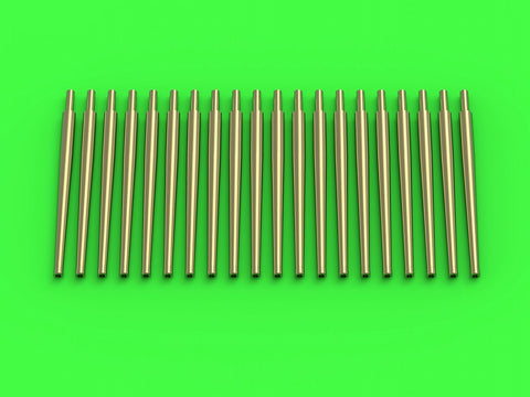 MASTER SM-700-058 1/700 IJN 14 cm/50 (5.5in) 3rd Year Type barrels - for turrets without blastbags (20pcs) - most early IJN battleships and cruisers
