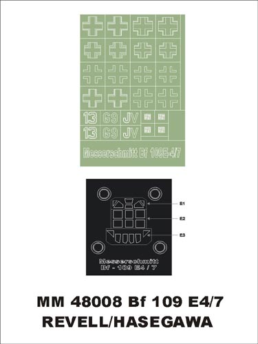 Montex MM48008 1/48 Bf-109 E4/7