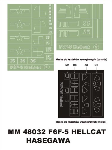 Montex MM48032 1/48 F6 F5 Hellcat