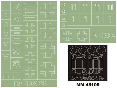 Montex MM48109 1/48 Bf-109E-3