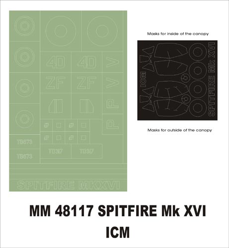 Montex MM48117 1/48 Spitfire MkXVI