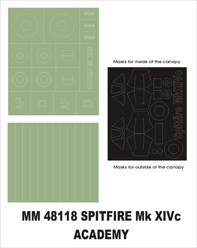 Montex MM48118 1/48 Spitfire MkXIVc