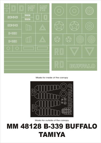 Montex MM48128 1/48 B-339 Buffalo