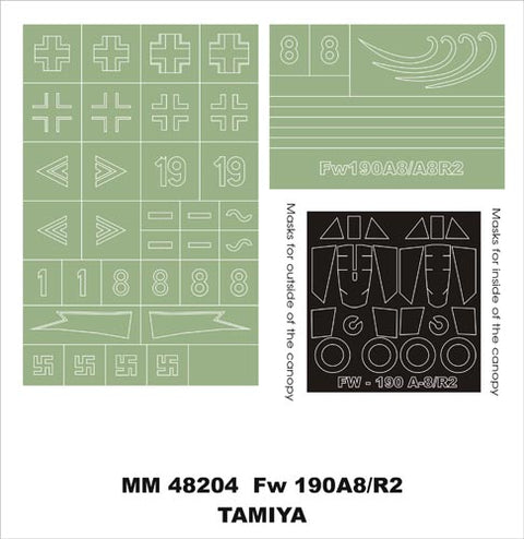 Montex MM48204 1/48 Fw190A8/R2