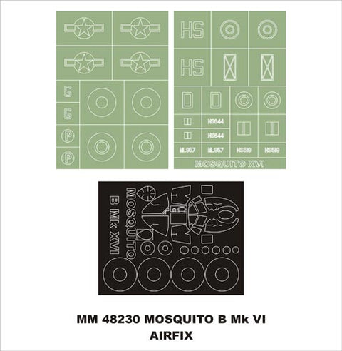 Montex MM48230 1/48 D.H.MOSQUITO B MKXVI