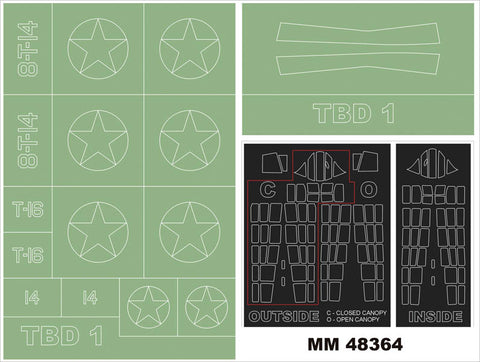 Montex MM48364  1/48 TBD-1 DEVASTATOR