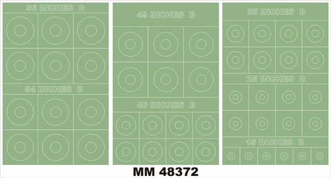 Montex MM48372 1/48 RAF ROUNDELS TYPE B
