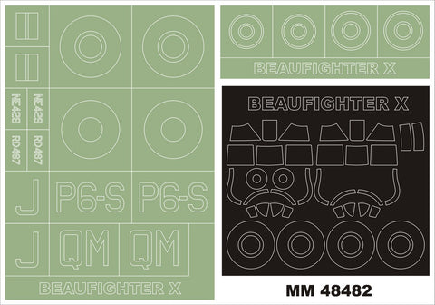 Montex MM48482 1/48 BEAUFIGHTER X