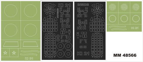 Montex MM48566 1/48 Ki-21-Ib