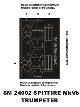 Montex SM24002 1/24 Spitfire Mk V B