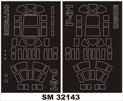Montex SM32143 1/32 P-61 BLACK WIDOW