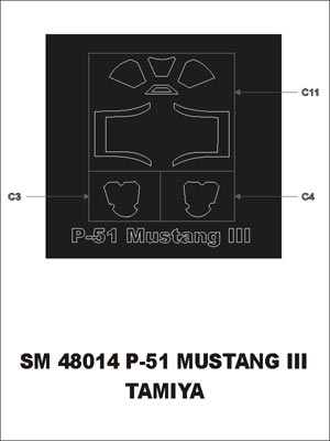Montex SM48014 1/48 P-51 Mustang III