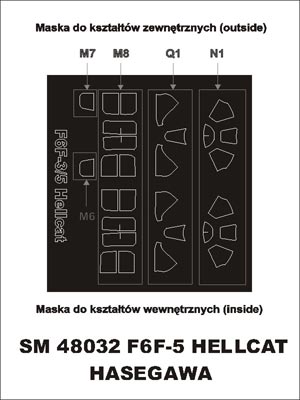 Montex SM48032 1/48 F6F-5 Hellcat