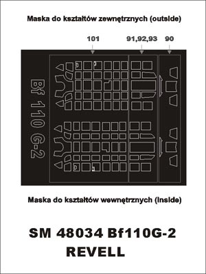 Montex SM48034 1/48 Me-110 G-2