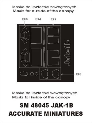 Montex SM48045 1/48 Jak-1B