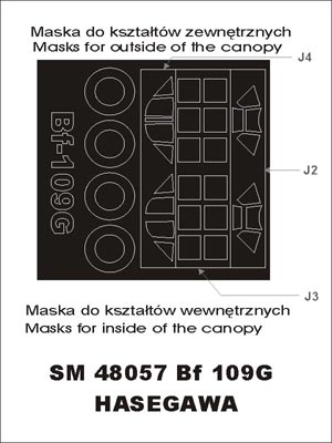 Montex SM48057 1/48 Bf-109 G-2