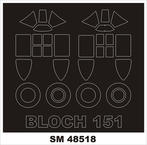 Montex SM48518 1/48 BLOCH 151