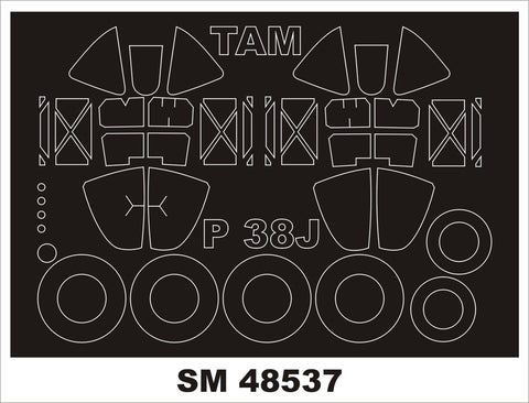 Montex SM48537 1/48 P-38J LIGHTNING