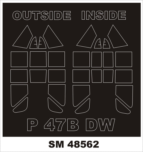 Montex SM48562 1/48 P-47B