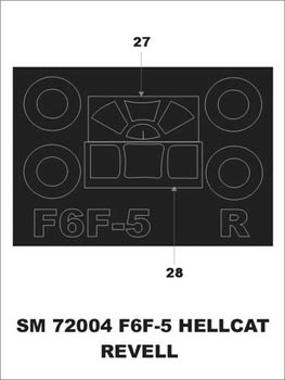 Montex SM72004 1/72 F6F-5 Hellcat