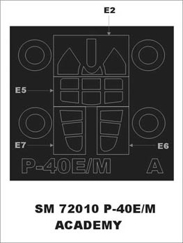 Montex SM72010 1/72 P - 40 E/M