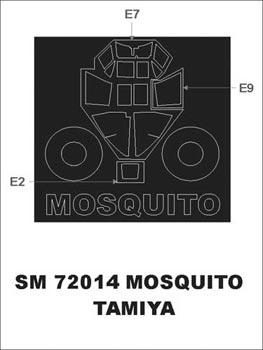 Montex SM72014 1/72 DH Mosquito