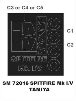 Montex SM72016 1/72 Spitfire MkI/V
