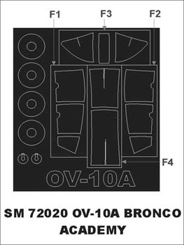 Montex SM72020 1/72 OV-10A Bronco