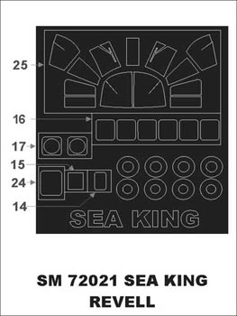 Montex SM72021 1/72 Sea King