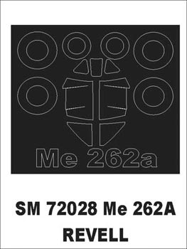 Montex SM72028 1/72 Me 262A