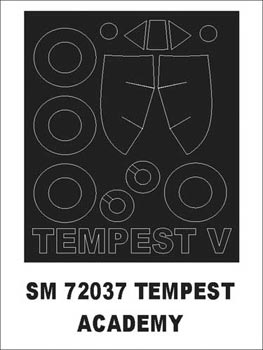 Montex SM72037 1/72 Hawker Tempest