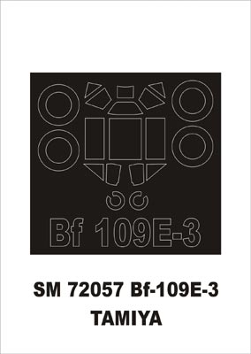 Montex SM72057 1/72 Bf-109E-3