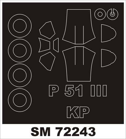 Montex SM72243  1/72 P-51 III MUSTANG