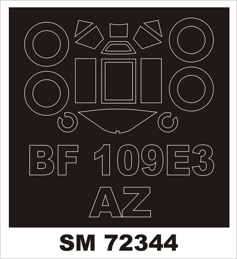 Montex SM72344 1/72 Bf 109E-1/3