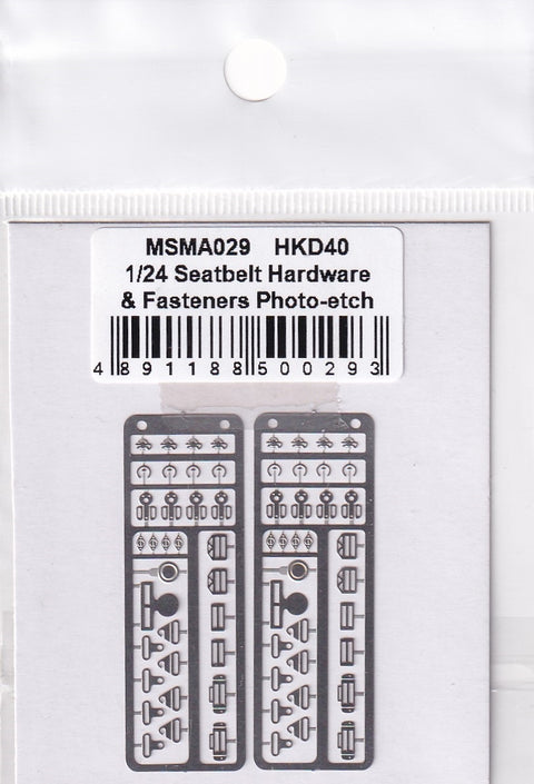 MSM Creation MSMA029 1/24 Seatbelt Hardware and Fastener Photo-Etched Parts