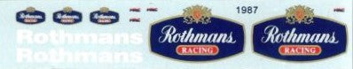 MSM Creation MSMD073 1/12 Honda NSR500 1987 Rothmans Tobacco Decals