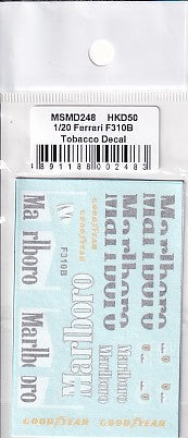 MSM Creation MSMD248 1/20 Ferrari F310B Supplemental Decals (for Tamiya)