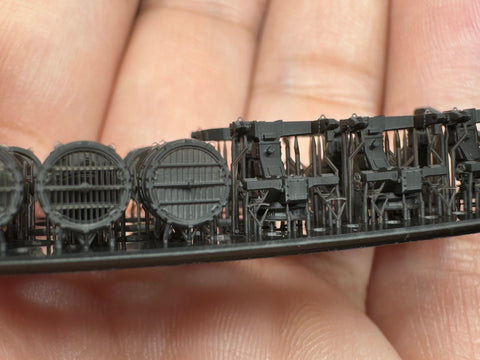 MUYI Model G350023 1/350 German Navy Searchlight Type B – Ultra-Precise 3D Printed Kit (Set of 6)