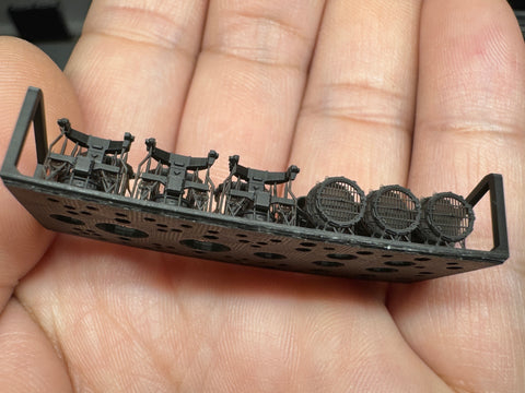 MUYI Model G350023 1/350 German Navy Searchlight Type B – Ultra-Precise 3D Printed Kit (Set of 6)