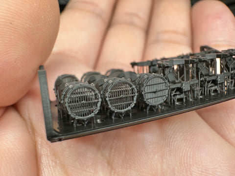 MUYI Model G350023 1/350 German Navy Searchlight Type B – Ultra-Precise 3D Printed Kit (Set of 6)