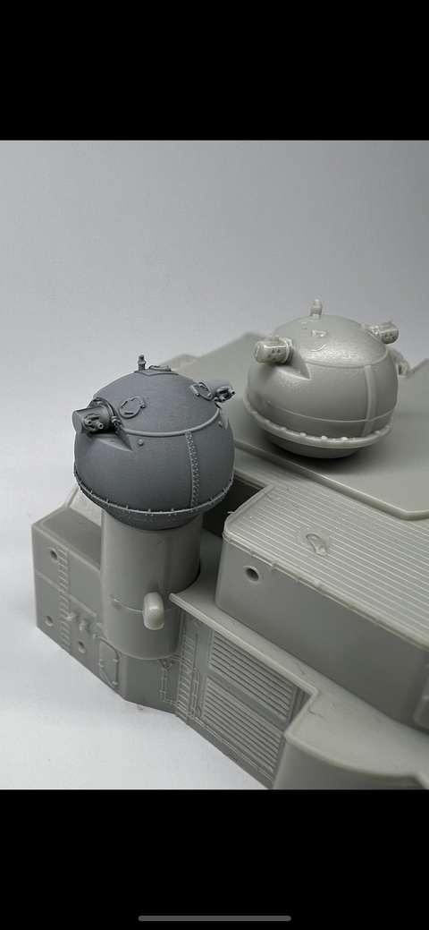 MUYI Model G350048 1/350 German Navy SL 8 4m Rangefinder for Trumpeter (Ultra-precise 3D-printed kit, set of 2)