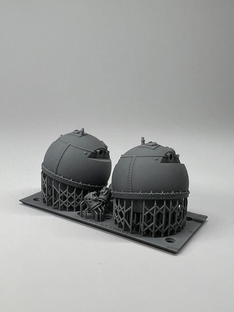 MUYI Model G350048 1/350 German Navy SL 8 4m Rangefinder for Trumpeter (Ultra-precise 3D-printed kit, set of 2)