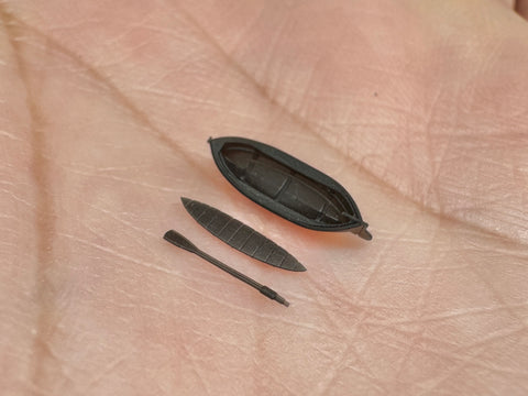 MUYI Model G350057 1/350 German Navy Rowing Dinghy – Ultra-Precise 3D Printed Kit (Set of 4)