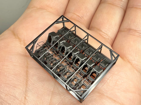 MUYI Model G350059 1/350 Kriegsmarine Deck Hatches for Trumpeter (Ultra-precise 3D-printed kit – 21 pieces)