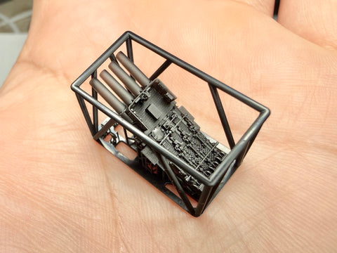 MUYI Model G350064 1/350 German Navy Quadruple Torpedo Launcher (Separable Type) – Ultra-Precise 3D Printed Kit (Set of 2)