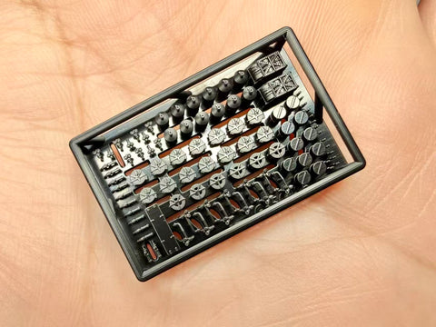 MUYI Model G350086 1/350 German Navy Battleship Bismarck Deck Accessories (G) – Ultra-Precise 3D-Printed Kit (90 Parts)