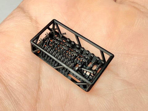 MUYI Model G350089 1/350 Horns/Voice Pipes for German Navy Battleship Bismarck (Ultra-precise 3D-printed kit – 70 parts)