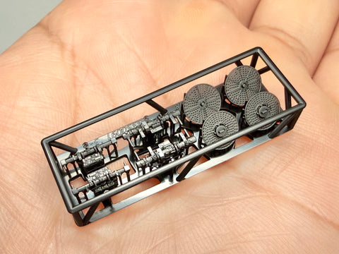MUYI Model G350091 1/350 Ultra-precise 3D-printed kit: German Navy Battleship Bismarck 3m/4m Rangefinder (L-type) for Trumpeter (Set of 6)